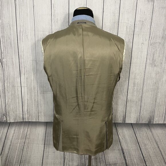 Ermenegildo Zegna 44R Tan Glen Check Wool 3-Button Dual-Vent Sports Coat - Picture 10 of 10